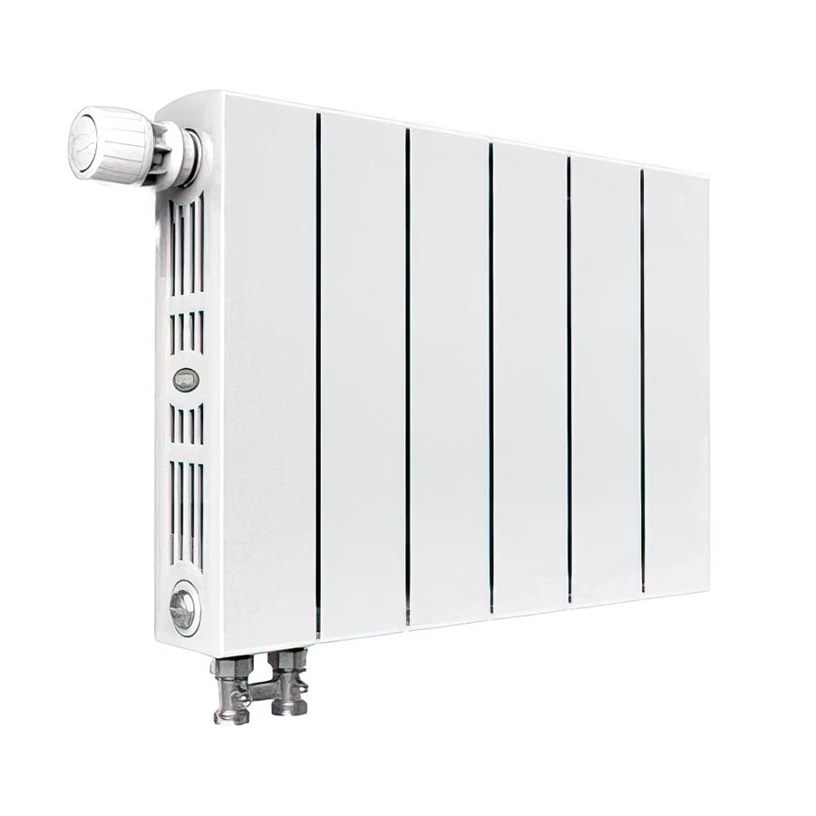 Фото Радиатор биметаллический секционный, настенный, RIFAR SUPReMO 350, 14 секции, нижнее подключение, артикул S350-14 VL