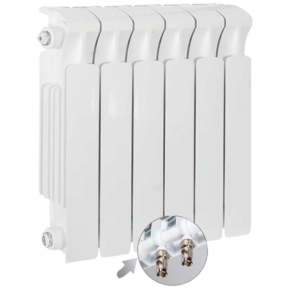 IFAR Monolit 350, 8 секций, нижнее подключение IFAR, RM35008НП50