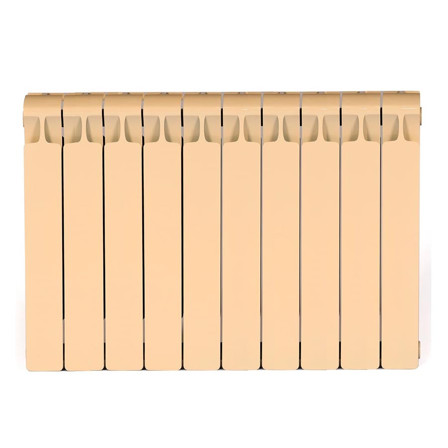 Фото Радиатор биметаллический секционный, настенный, RIFAR Monolit 500, 4 секции, боковое подключение, артикул RM50043/41013